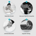 6 Wheel Pressure Point Neck Massager Relieve Neck, Back And Shoulder Pain (Random Color)