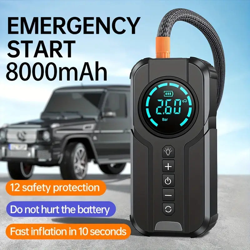 Jump Starter With Air Pump