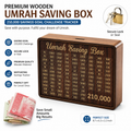 Premium Wooden Umrah Saving Box