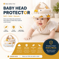 Baby Safety Bumper Helmet – Soft Head Protection for Crawling & Walking Babies