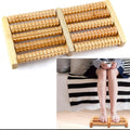 Wooden Sticks Roller Foot Massager Durable Natural Wood Design For Relaxation Stress Relief And Improved Blood Circulation